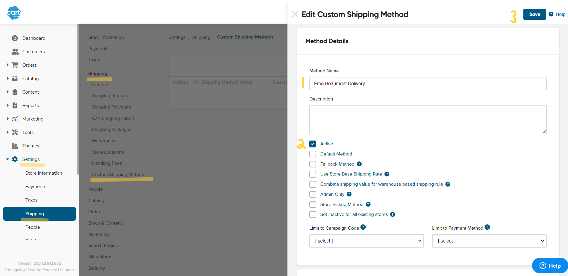 Custom Shipping Method, Rule Engine